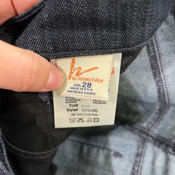 Y2K Citizens of Humanity Dark Wash Liberty mid Rise Bell Bottom Jeans USA Sz 28 - Picture 6 of 12